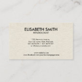 リフレクソロジー – 緩和曲線オーナメント 名刺 (裏面)