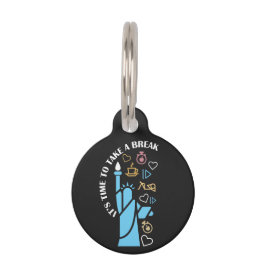 リフレッシュとクールおもしろい充填デザイン ペット　ネームタグ