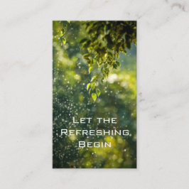 リフレッシュの開始 名刺