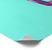 リフレッシュライム&ミントスプラッシュ ポスター (角)