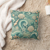 リフレッシュ海 クッション (ブランケット)