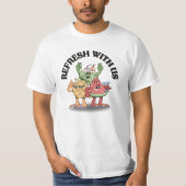リフレッシュ・ウィズ・アス Tシャツ (正面)