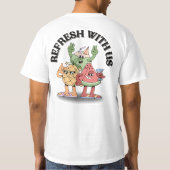 リフレッシュ・ウィズ・アス Tシャツ (裏面)