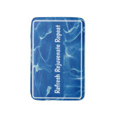 リフレッシュ、若返り、繰り返し – 海オアシス バスマット (正面縦)