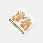 リフレッシュOrange Popscles, HELLO SUMMER スタンダードカクテルナプキン (角)