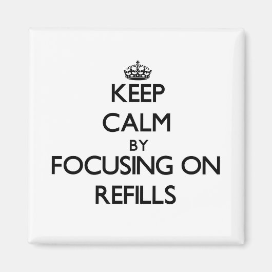 リフ保ィルに集中して落ち着く マグネット (正面)