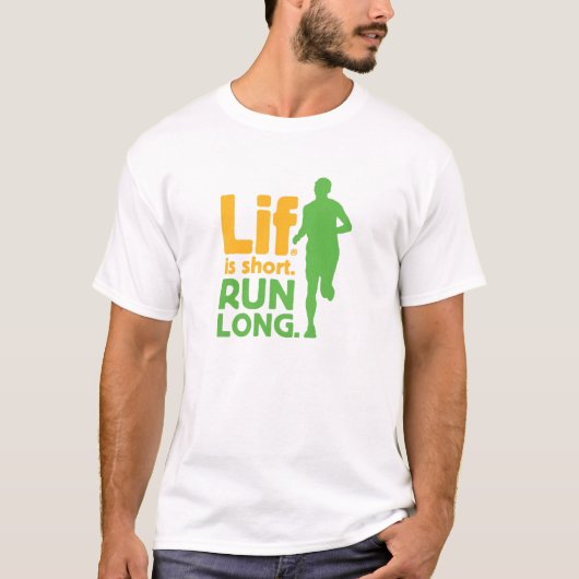 リフ短い。長走い。 Tシャツ (正面)