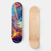 リフ遊エレキギター スケートボード (正面)