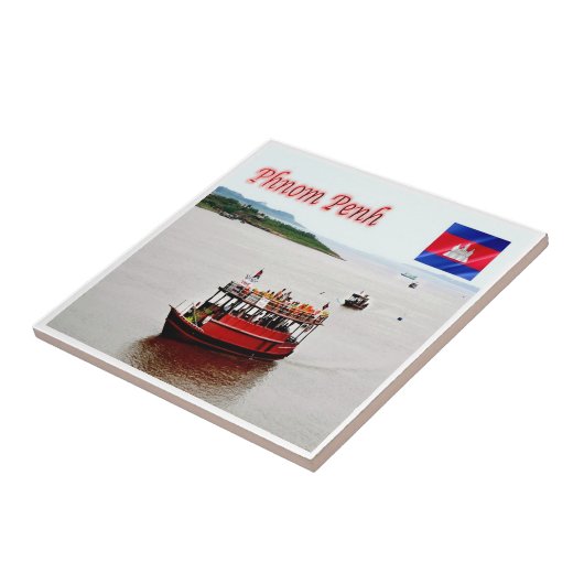 リフ。プノンペンKHカンボジア タイル (側面)