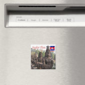 リフ。KHカンボジア、アンコールトム、冷蔵庫 マグネット (インサイチュ (食洗機))
