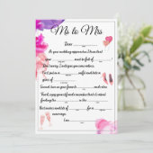 リブス夫人へ 案内状 (スタンド正面)