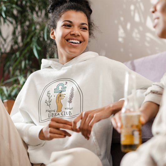 リブラクラブマジカルウィンターフード付きスウェットシャツ パーカ