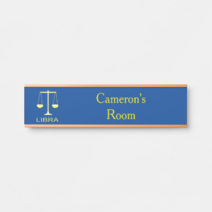 リブラゴールデンはかりで測スターサインカスタム サインプレート