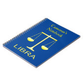 リブラゴールデンはかりで測スターサインカスタム ノートブック (左側)