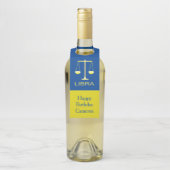 リブラゴールデンはかりで測スターサインカスタム ボトルネックタグ (ボトル)