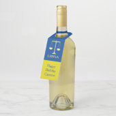 リブラゴールデンはかりで測スターサインカスタム ボトルネックタグ (アングル)