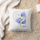 リブラサイン〔占星術の〕十二宮図装飾用クッション クッション (ブランケット)