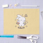 リブラロピトキバニー〔占星術の〕十二宮図シリーズ 薄葉紙 (クラフト)