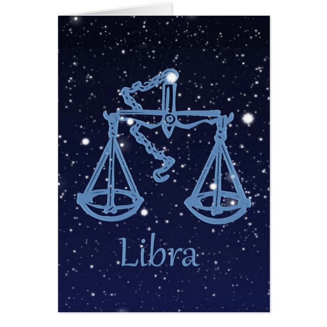 リブラ星座と星の星座マーク (正面)