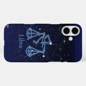 リブラ星座と星の星座マーク Case-Mate iPhoneケース (裏面 (横))