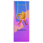 リブラ誕生日 – ワイン抱き枕 ワインギフトバッグ (正面)