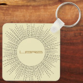 リブラ〔占星術の〕十二宮図キーチェーンレトロデザイン キーホルダー (裏面)