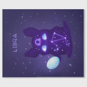 リブラ〔占星術の〕十二宮図モンスター – リおもしろいブラ〔占星術の〕十二宮図恋人 ラッピングペーパー (フラット)