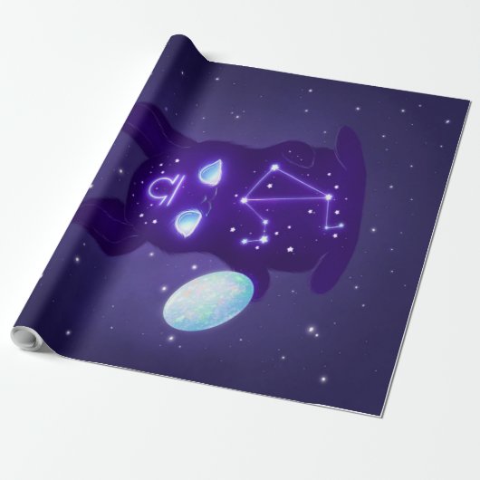 リブラ〔占星術の〕十二宮図モンスター – リおもしろいブラ〔占星術の〕十二宮図恋人 ラッピングペーパー (アンロールド)