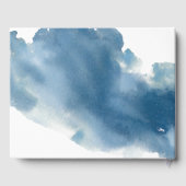 リブルフランスのドール青フローラゲストブック ゲストブック (裏面)