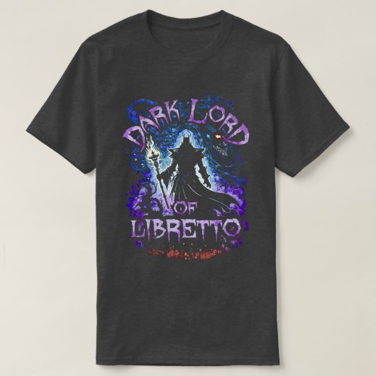 リブレットの暗黒領主 Tシャツ (デザイン正面)