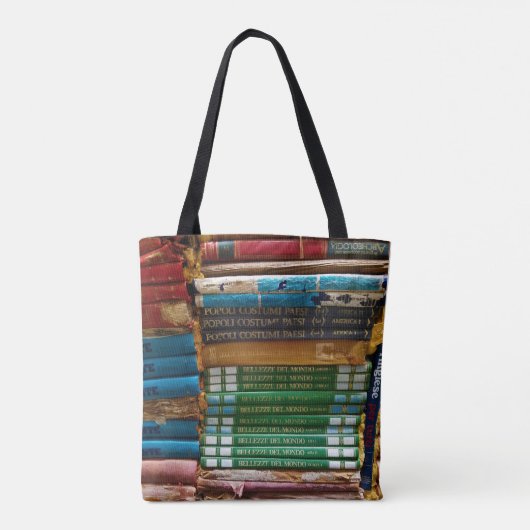 リブレリア·アクア·アルタからのヴェネツィアの本 トートバッグ (裏面)