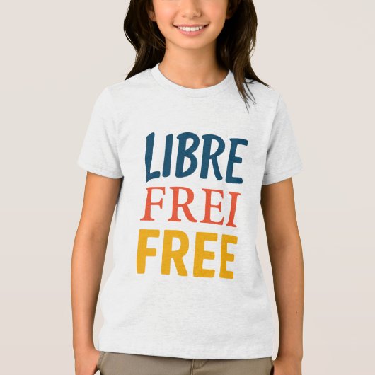 リブレ トライブレンドＴシャツ (正面)