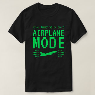 リブート画面 機内モード Tシャツ