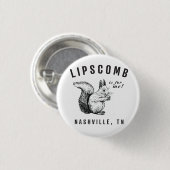 リプスコムボタンのリス 缶バッジ (正面&裏面)