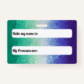 リプライトリップ（幻覚体験）のようなボホMLMメンファンキーズ愛する男性プライド バッジ (裏面)