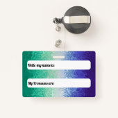 リプライトリップ（幻覚体験）のようなボホMLMメンファンキーズ愛する男性プライド バッジ (裏面リトラクタブル付き)