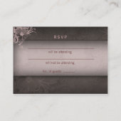 リプライ結婚スカードpink brown エンクロージャーカード (裏面)