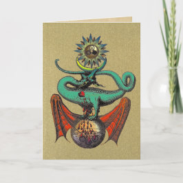 リプリスクロール金ゴールド龍 カード