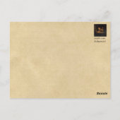 リプリー絵巻セピアの中世ドラゴン ポストカード (裏面)