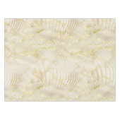 リプルエレガントクリームと金ゴールド テーブルクロス (正面(横))