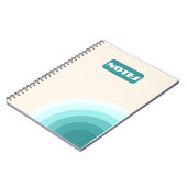 リプルグラデーション ノートブック (左側)