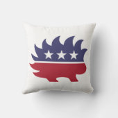 リベタリアンパーティーヤマアラシのシンボル クッション (裏面)