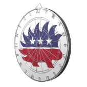 リベタリアンパーティーヤマアラシのシンボル ダーツボード (正面右)