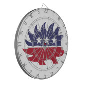 リベタリアンパーティーヤマアラシのシンボル ダーツボード (正面左)