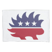 リベタリアンパーティーヤマアラシのシンボル 枕カバー (正面)