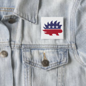 リベタリアンパーティーヤマアラシのシンボル 缶バッジ (インサイチュ)