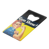 リベッターのロージー：ガンショー！ クレジットカード栓抜き (正面アングル)