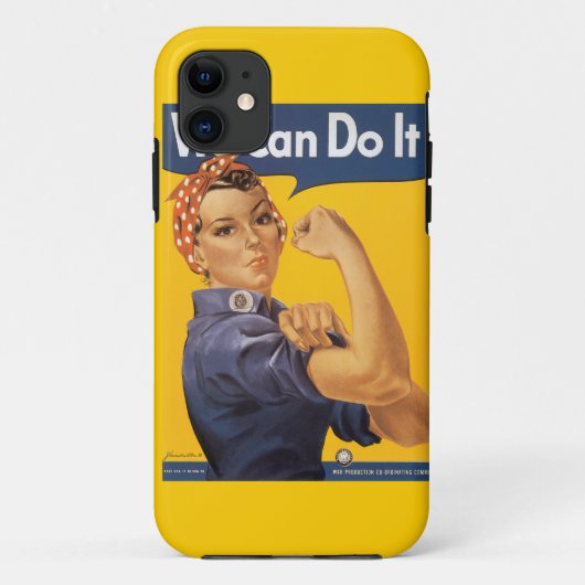 リベッターのロージー「私たちはそれを行うことができる」 Case-Mate iPhoneケース (裏面)