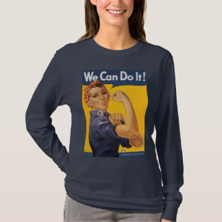 リベッターのロージー「ITを行える」 Tシャツ