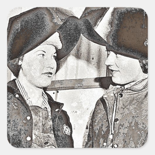 リベッターの仲間を探す スクエアシール (正面)